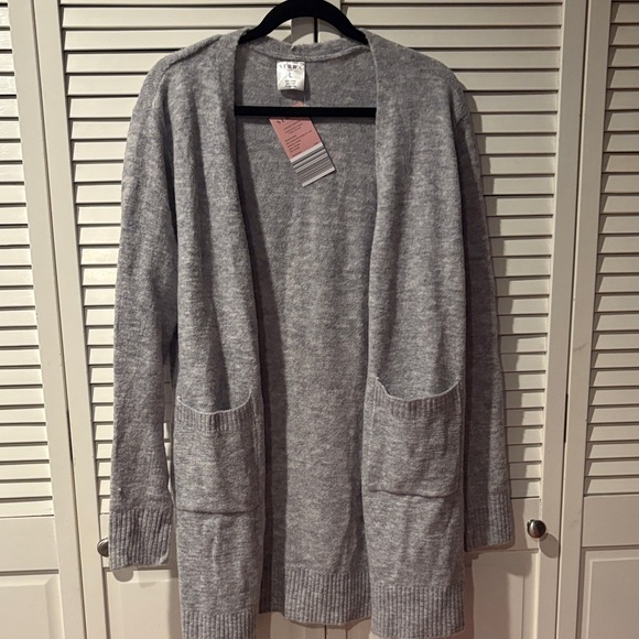 Serra Sweaters - Serra Light Gray Ladies Duster